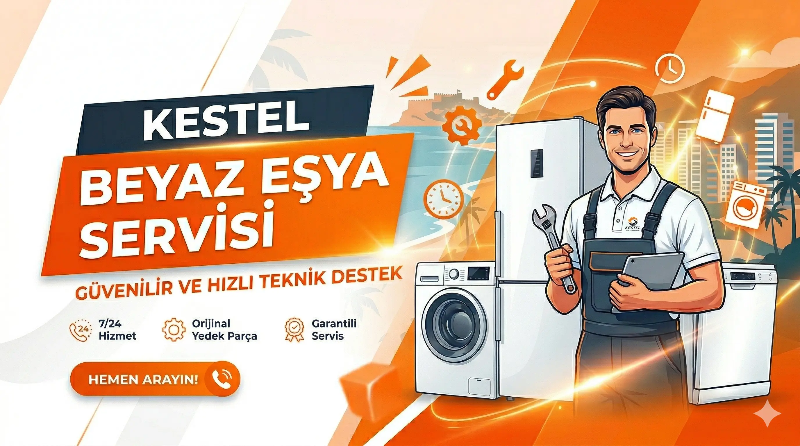 Kestel Beyaz Eşya Servisi